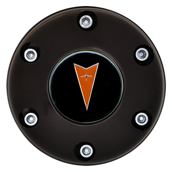 GT Performance® - GT3 Gasser/Euro Colored Pontiac Black Anodized Horn Button