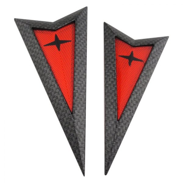 GTOG8TA® - "Arrowhead" Red Front and Rear Emblems