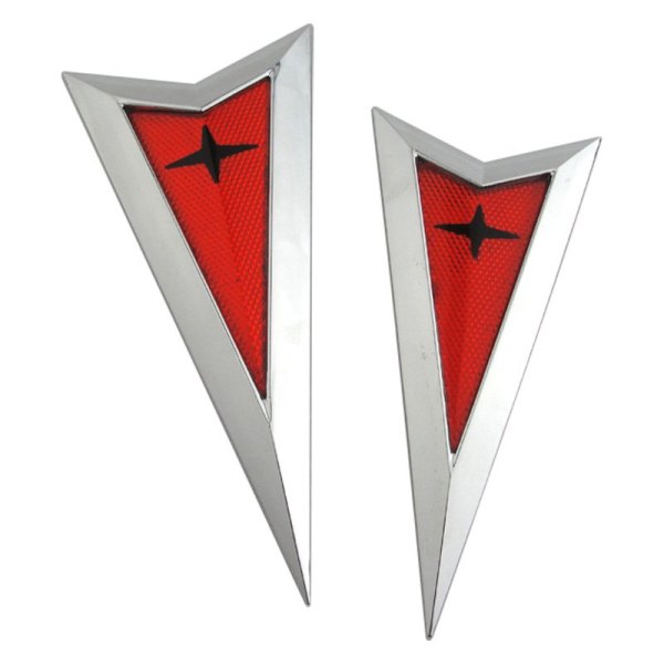 GTOG8TA® - "Arrowhead" Red Front and Rear Emblems