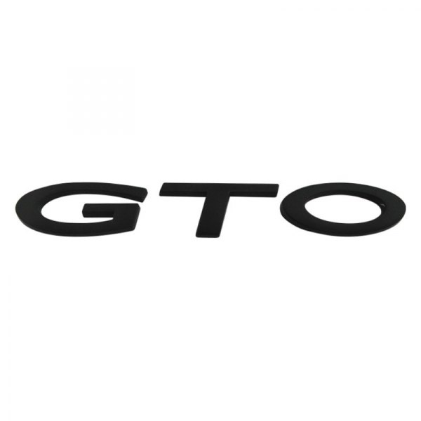 GTOG8TA® - "GTO" Black Grille Emblem
