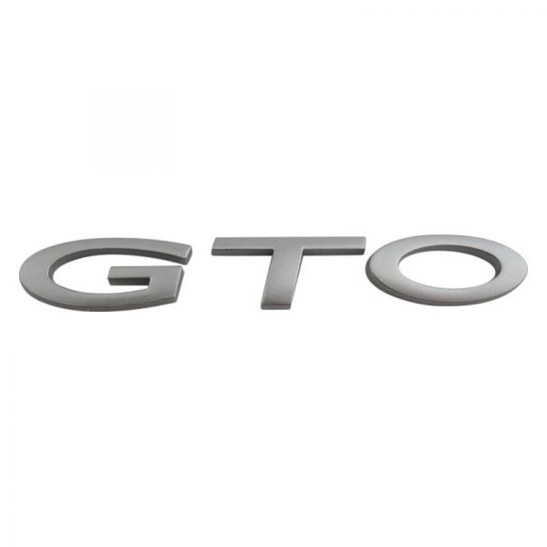 GTOG8TA® - "GTO" Silver Grille Emblem