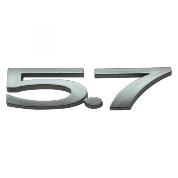 GTOG8TA® - "5.7" Silver Trunk Lid Emblem