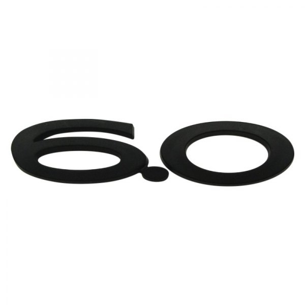 GTOG8TA® - "6.0" Black Trunk Lid Emblem
