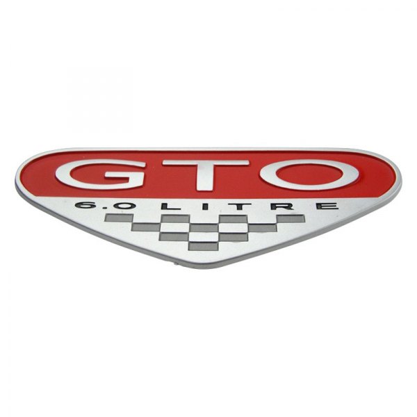 GTOG8TA® - "GTO 6.0L" Red Fender Emblem
