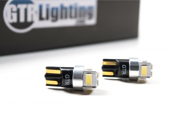 GTR Lighting® - 10-Chip Canbus Series LED Bulbs (194/T10, Red)