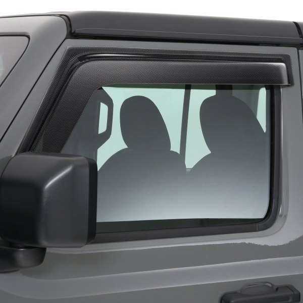 GTS® - Tape-On Ventgard™ Carbon Fiber Look Front Window Deflectors