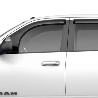 GTS® - Tape-On Bubble Extended Ventgard™ Smoke Front Window Deflectors