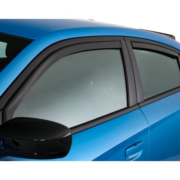 GTS® - In-Channel Ventgard™ Snap Smoke Front and Rear Window Deflectors