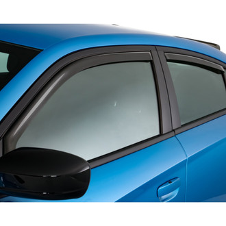 GTS® - In-Channel Ventgard™ Snap Carbon Fiber Look Front and Rear Window Deflectors