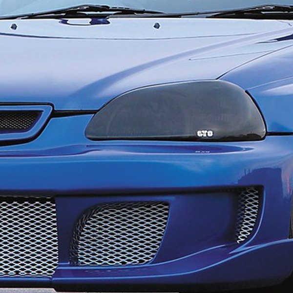Headlight Covers GT Styling GT0670S Headlight Covers Smoke 2 pc 