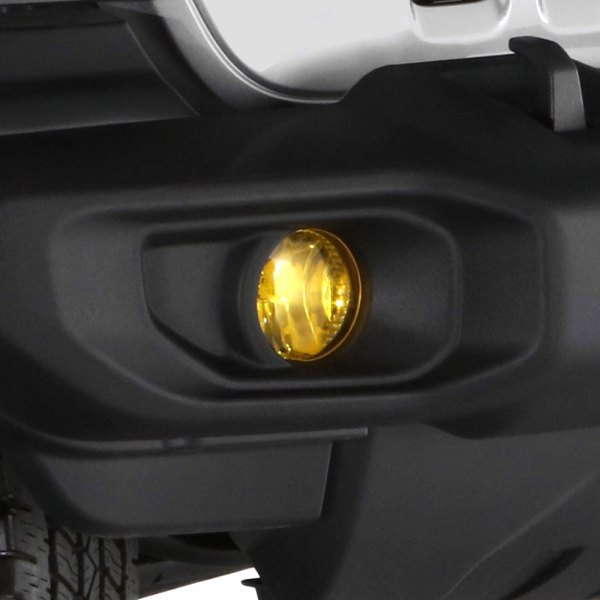 GTS® - 5.5" x 3" Transparent Yellow Rectangular Driving Fog Light Covers