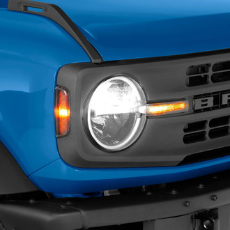GTS® - Carbon Fiber Look Front Daytime Running Light Cover Kit