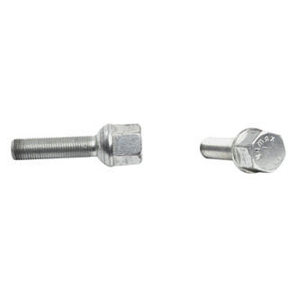 H&R® - Silver Radius/Ball Seat Mercedes Lug Bolt
