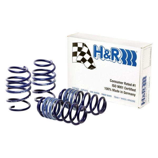 H&R® - 1.2" x 0.8" Sport Front and Rear Lowering Coil Springs 
