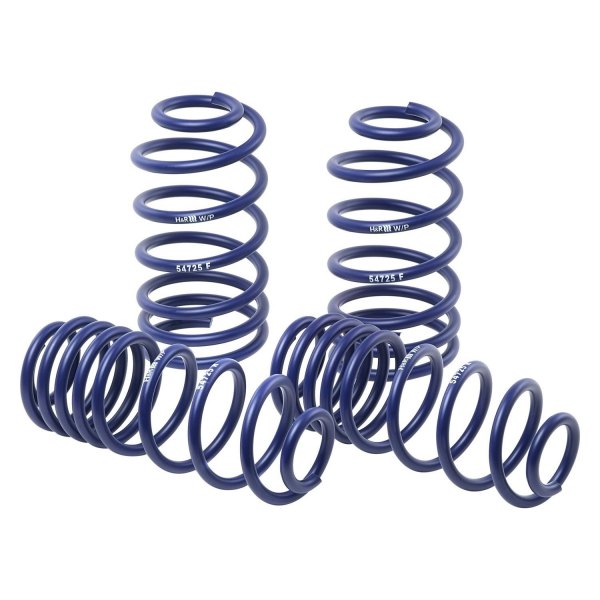 H&R® - 1.1" x 0.75" Super Sport Front and Rear Lowering Coil Springs
