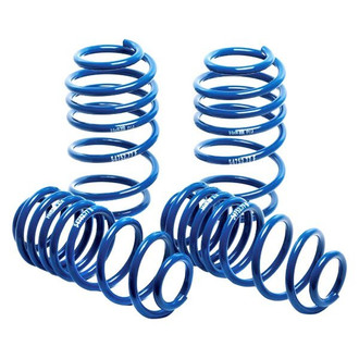 H&R® - 2" x 1.9" Super Sport Front and Rear Lowering Coil Springs