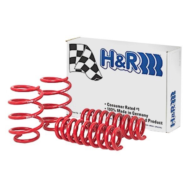 H&R® - 0.75" x 0.25" Sport Front and Rear Lowering Coil Springs