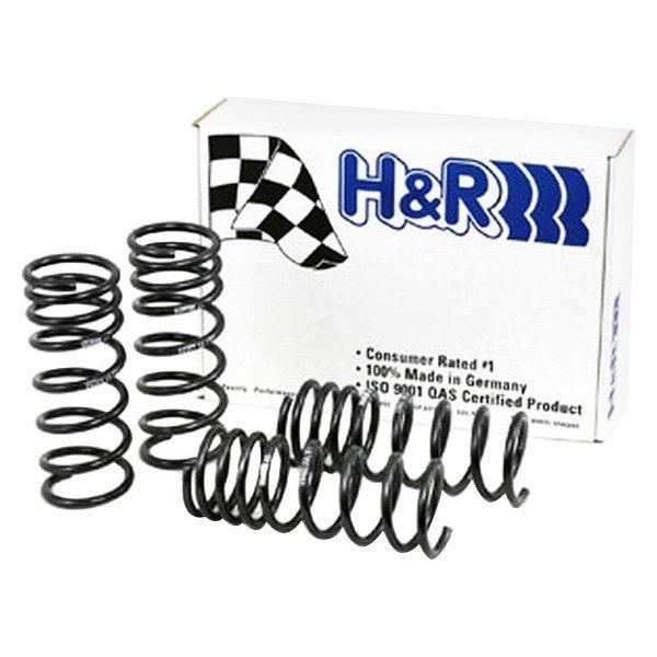 H&R® - 1.5" x 1.5" Race Front and Rear Lowering Coil Springs