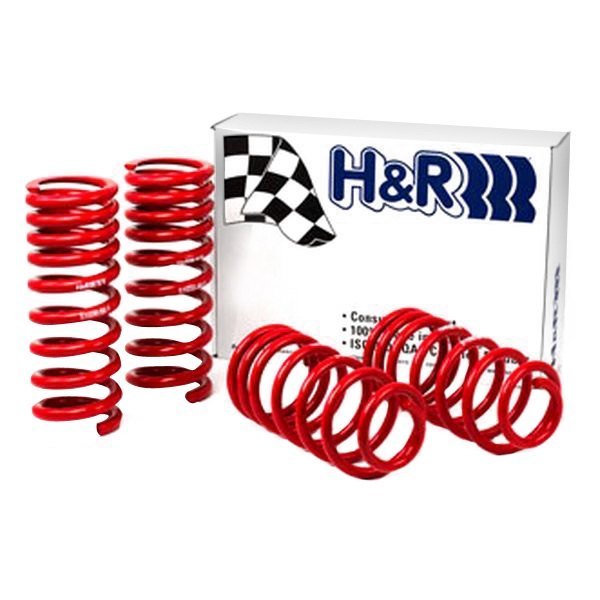 H&R® - 1"-1.75" x 0.75"-1.25" Race Front and Rear Lowering Coil Springs