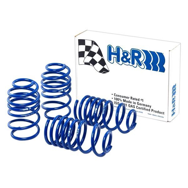 H&R® - 1.6" x 1.4" Sport Front and Rear Lowering Coil Springs