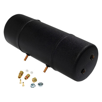 Hadley® - Steel 5" x 14". 275 Cubic inch Black Powder Coated Air Tank