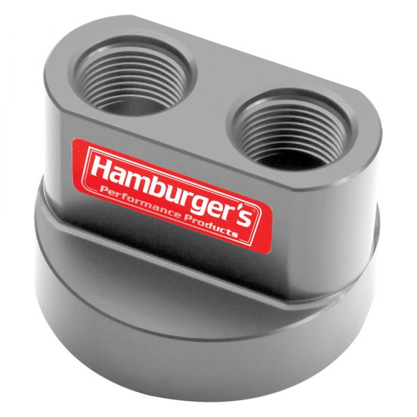 Hamburger's® - Spin-On Billet By-Pass Oil Filter Adapter