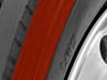 Strengthened sidewall provides wear resistance.
