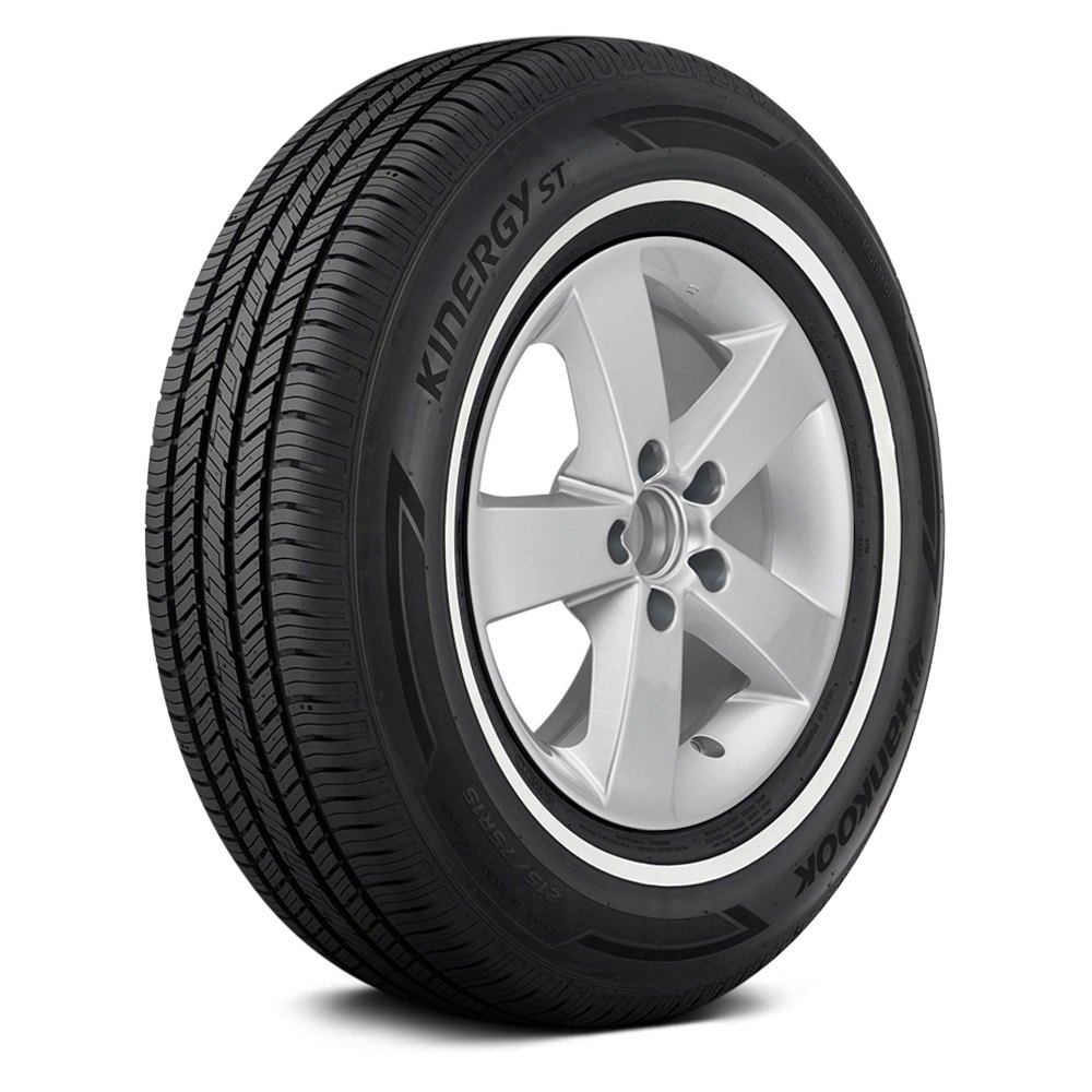 HANKOOK® 1024736 - KINERGY 215/75R14 WHITE 100T WALL WITH H735 ST