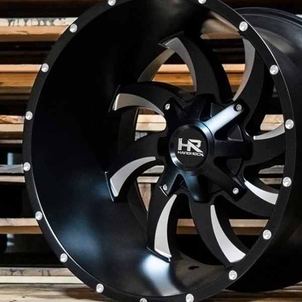 Hardrock Offroad® - H700 Affliction Satin Black with Milled Windows