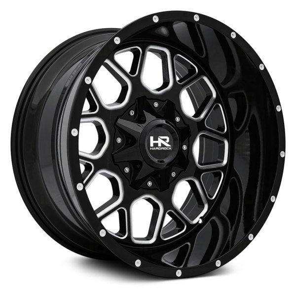 HARDROCK OFFROAD® - H705 GUNNER Gloss Black with Milled Accents