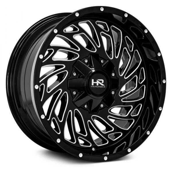 HARDROCK OFFROAD® - H710 ATTACK Gloss Black with Milled Accents