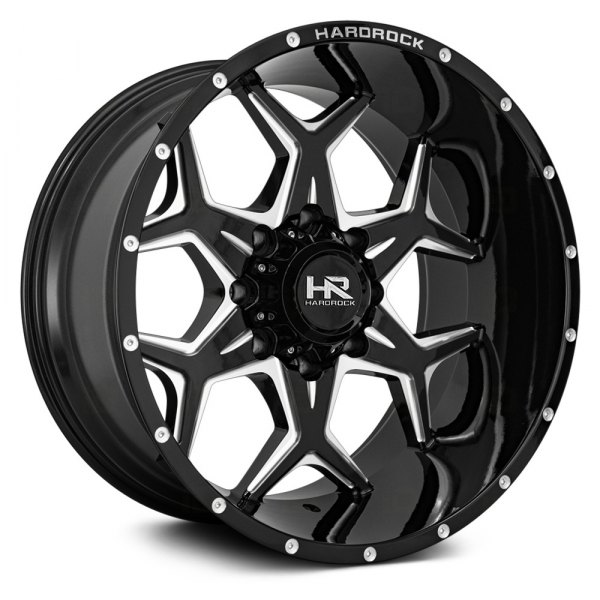 HARDROCK OFFROAD® - H507 RECKLESS XPOSED Gloss Black with Milled Accents