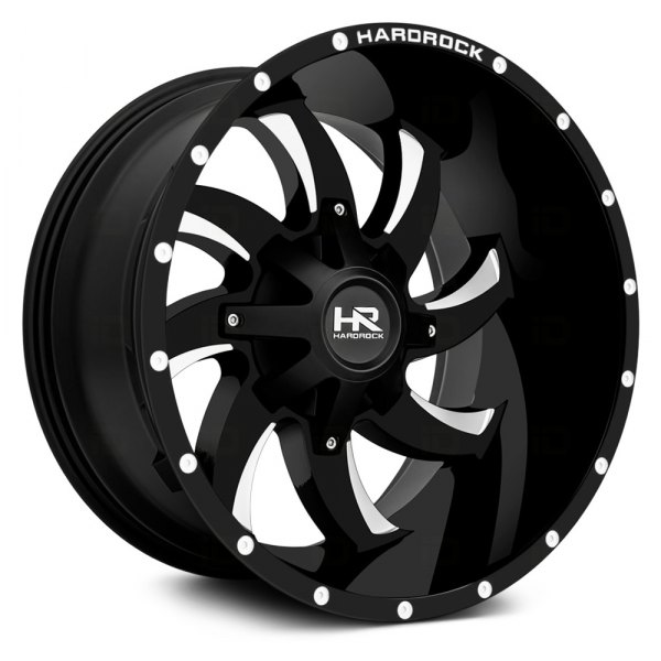 HARDROCK OFFROAD® - H701 DEVIOUS Gloss Black with Milled Accents