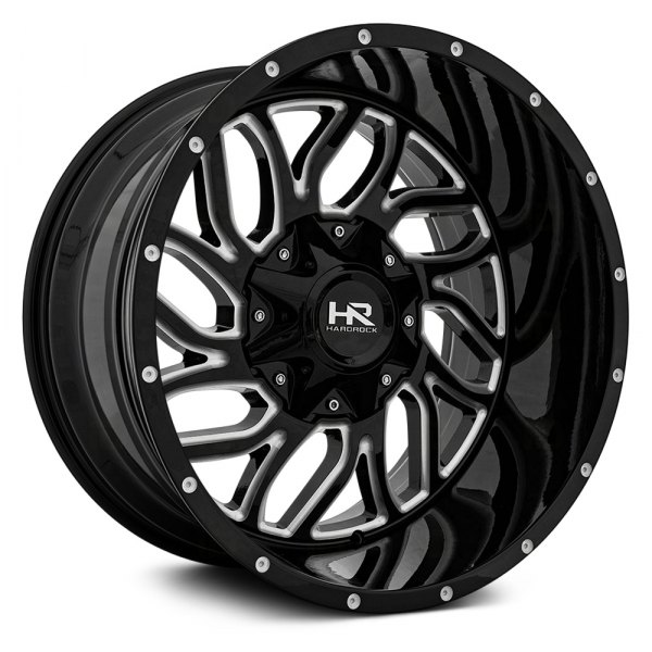 HARDROCK OFFROAD® - H707 DESTROYER Gloss Black with Milled Accents