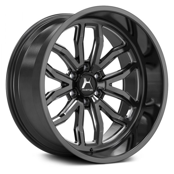 HARTES METAL® - YSM-516 RANGER Gloss Black with Milled Spokes