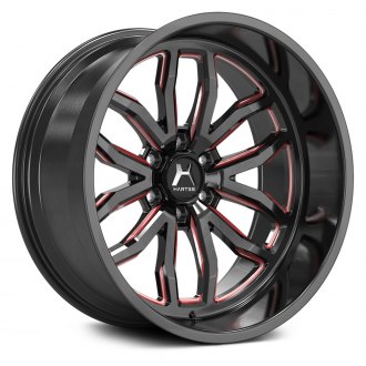 HARTES METAL® - YSM-516 RANGER Gloss Black with Red Milled Accents