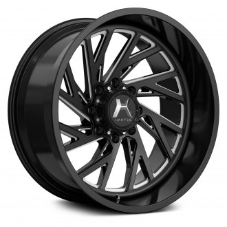 HARTES METAL® - YSM-703 STORMBREAKER Black with Milled Edge and Dimples