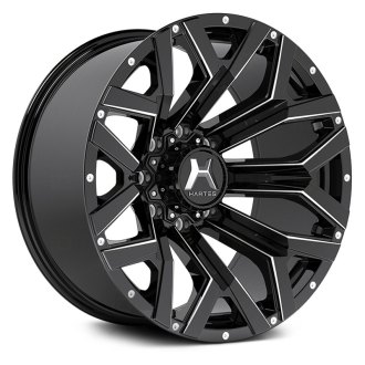 HARTES METAL® - YSM-782 HAWKISH Black with Milled Edge and Dimples