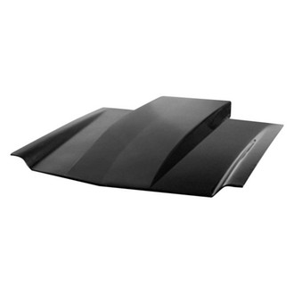Harwood® - 4'' Cowl Induction Style Lift-Off Fiberglass Hood (Unpainted)