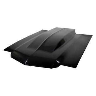 Harwood® - Show Series 4" Cowl Lift-Off Fiberglass Hood (Unpainted)