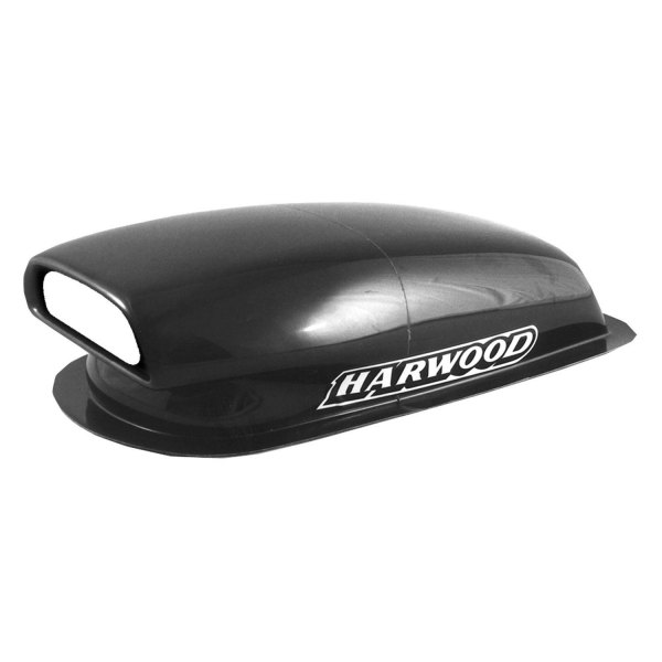 Harwood® - Aero Mini I 8.5" Bond-On Fiberglass Hood Scoop (Unpainted)