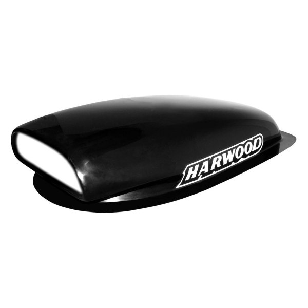 Harwood® - Aero Mini II 7" Bond-On Fiberglass Hood Scoop (Unpainted)