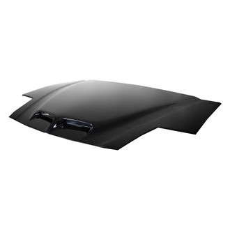 Harwood® - Show Series Ram Air Bolt-On Fiberglass Hood (Unpainted)