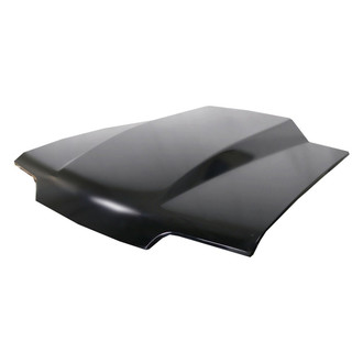 Harwood® - Show Series 4" Cowl Bolt-On Fiberglass Hood (Unpainted)