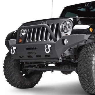 2014 Jeep Wrangler Custom 4x4 Off-Road Steel Bumpers – CARiD.com