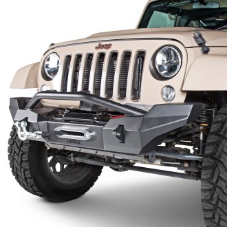 2014 Jeep Wrangler Custom 4x4 Off-Road Steel Bumpers – CARiD.com