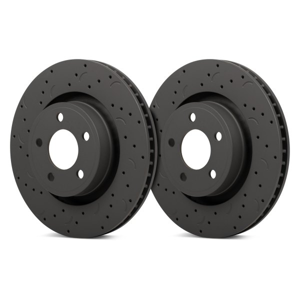  Hawk® - Talon® Drilled and Slotted Front Brake Rotors