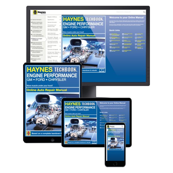  Haynes Manuals® - Engine Performance for GM, Ford and Chrysler Techbook