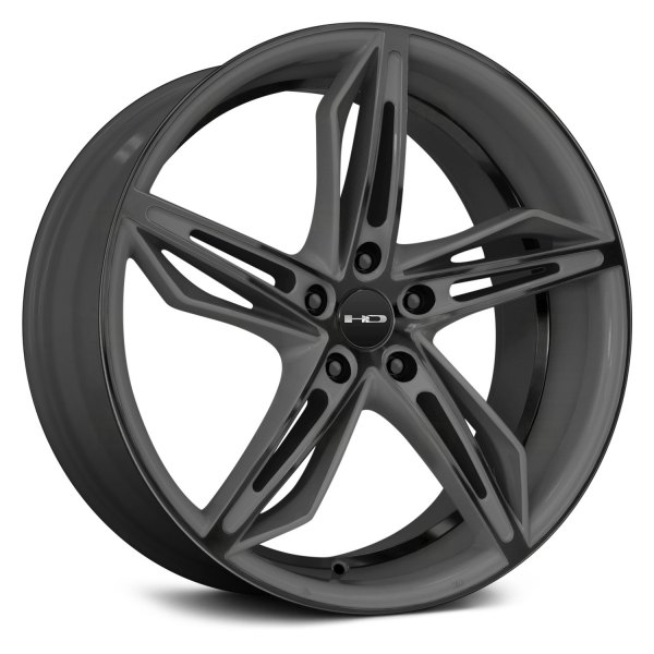 HD WHEELS® - FLY-CUTTER Gloss Gray with Black Face