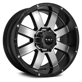HD OFF-ROAD® - 8-POINT Satin Black with Machined Face
